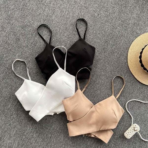 Hottie Bottoming Crossover Halter Üst