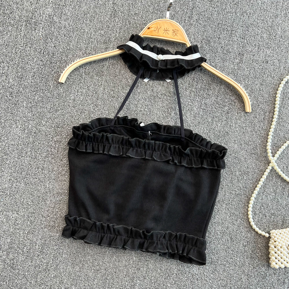 Seksiy Backless Derin Yaka Atlet