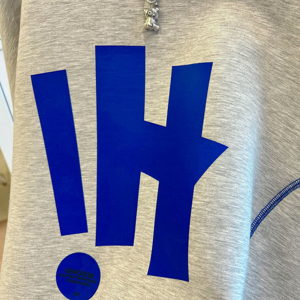 Büyük Beden Baskılı Yuvarlak Yaka Sweatshirt