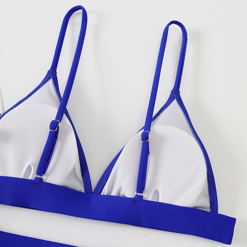 Düz Renk Şık Yastıklı Bikini