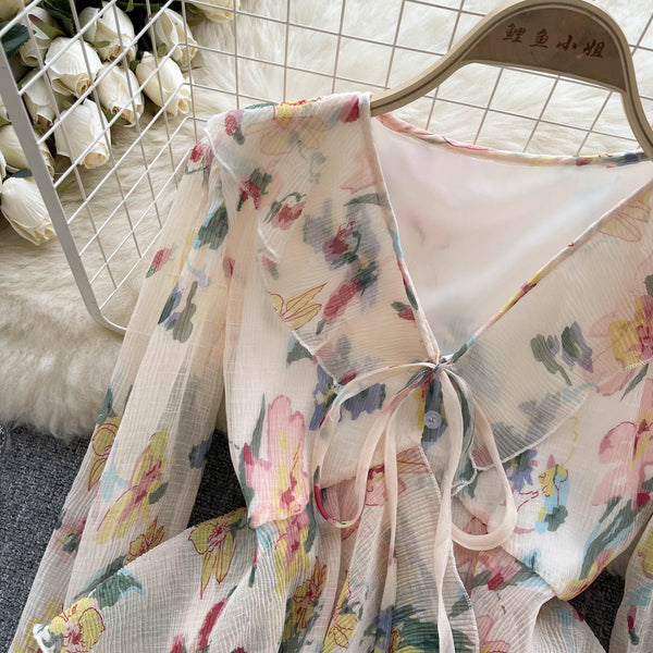 Tatlı Fırfırlı Kol Chiffon Bluz
