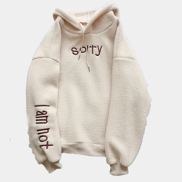 Sorry Polar Style Hoodie