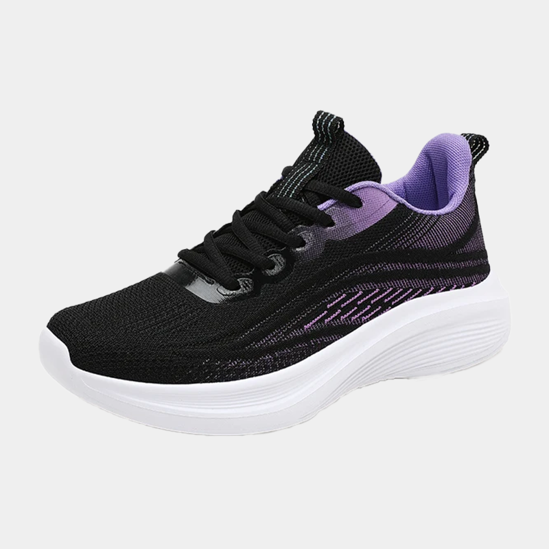 Black & Purple Sneakers Ayakkabı