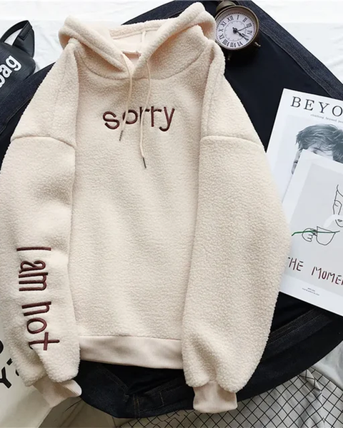 Sorry Polar Style Hoodie