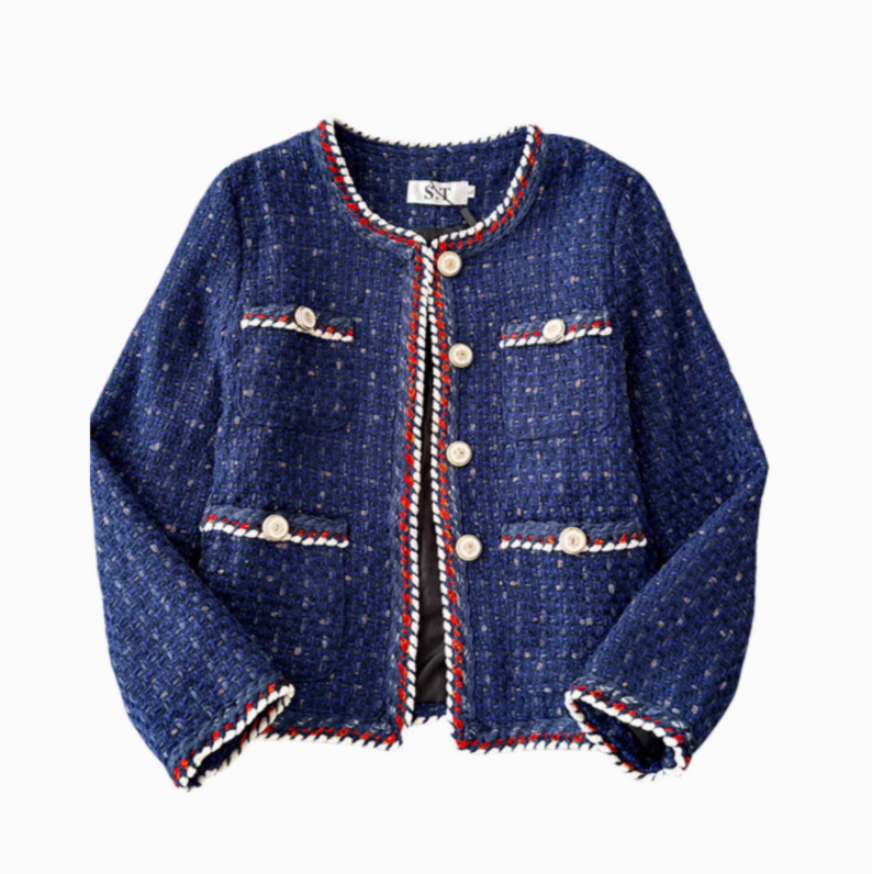 Çok Cepli Tweed Üst