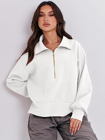 Şık Fermuarlı Sweatshirt