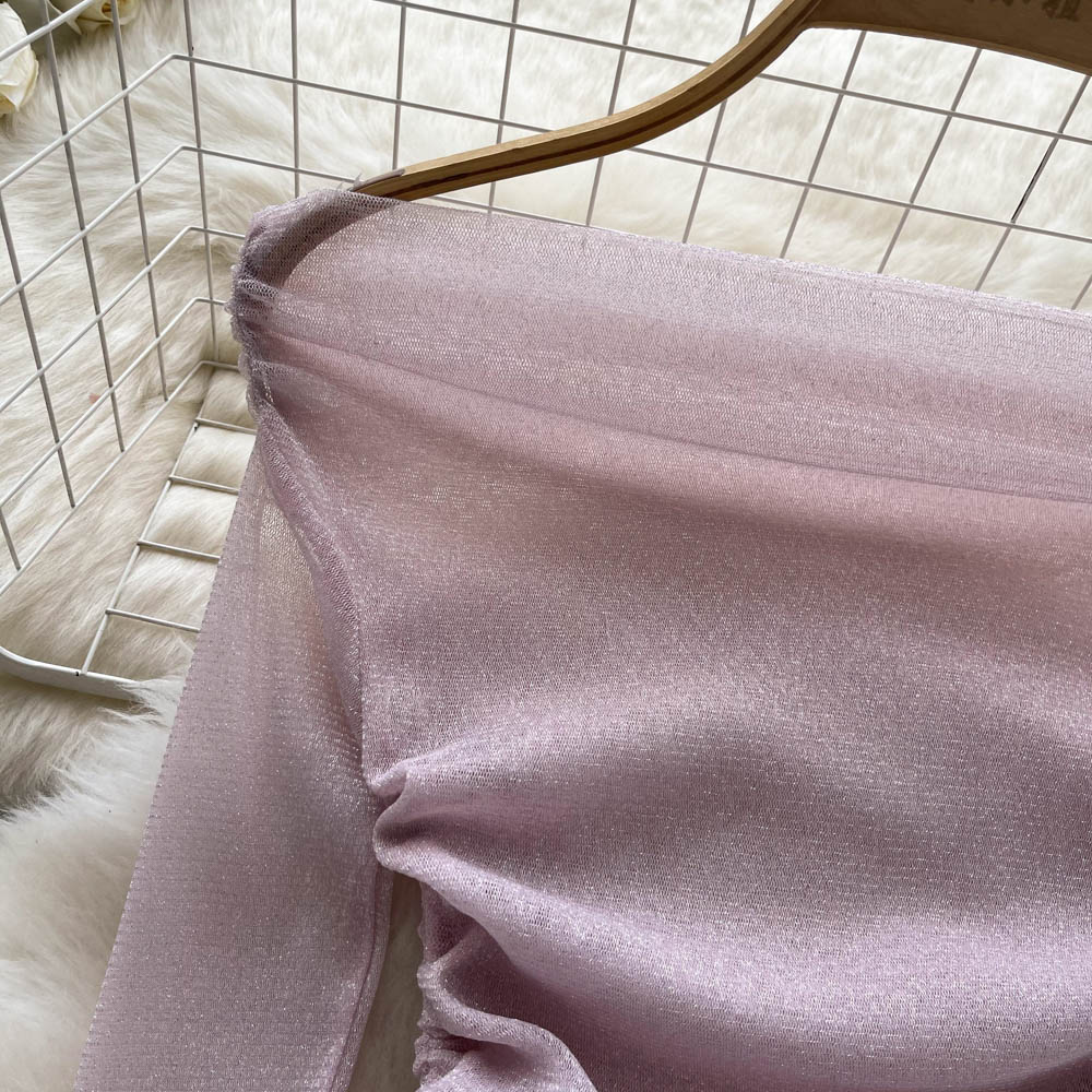 Niş Çekmeli Off-shoulder Üst