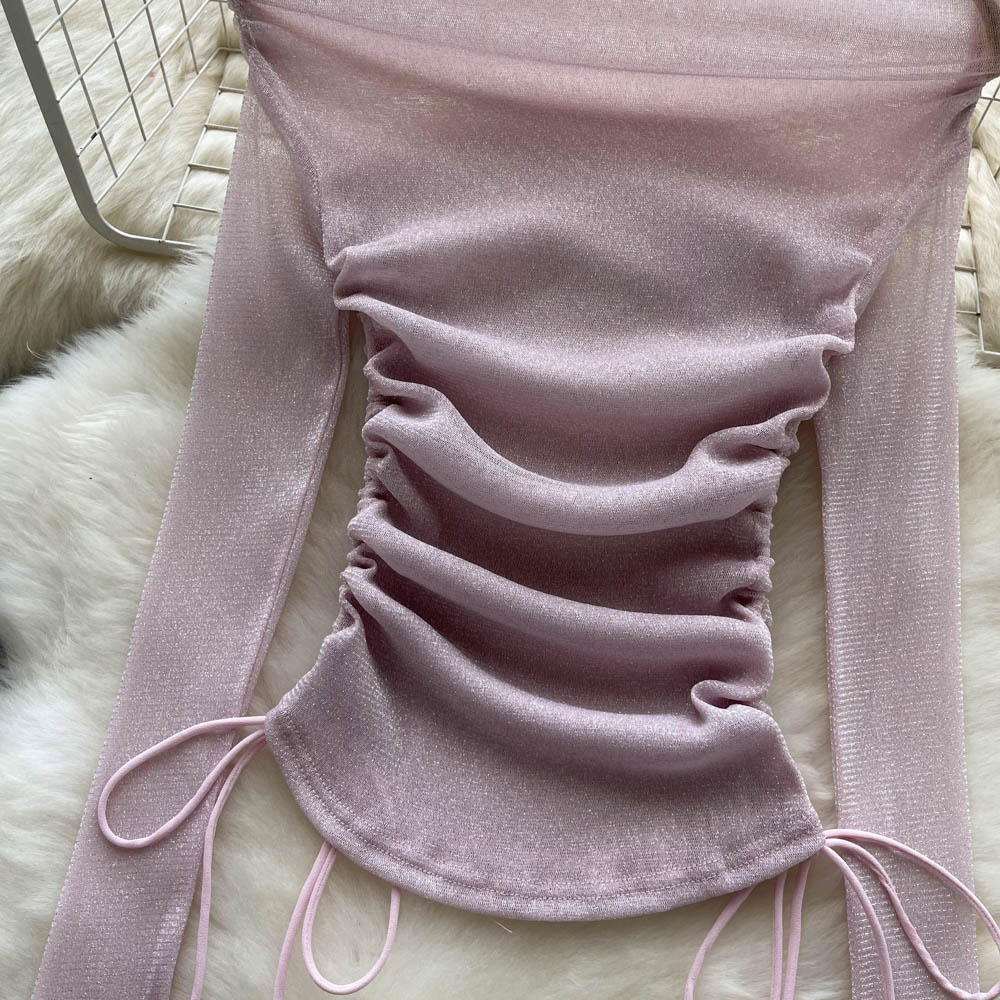 Niş Çekmeli Off-shoulder Üst