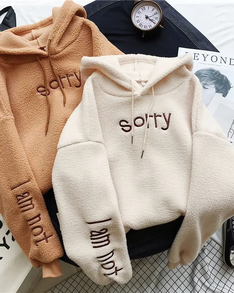 Sorry Polar Style Hoodie