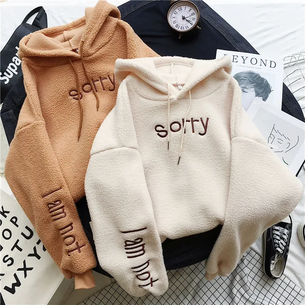 Sorry Polar Style Hoodie