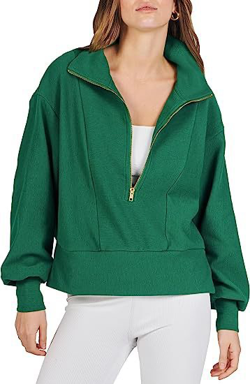 Şık Fermuarlı Sweatshirt