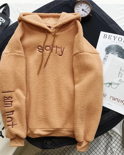 Sorry Polar Style Hoodie