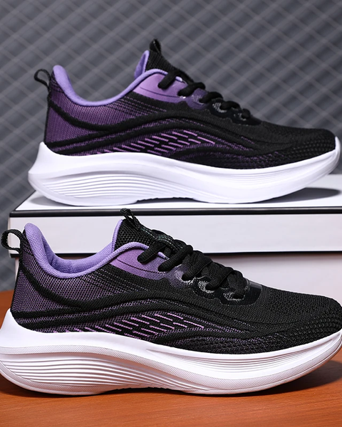 Black & Purple Sneakers Ayakkabı