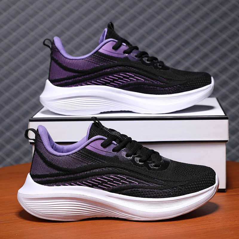 Black & Purple Sneakers Ayakkabı