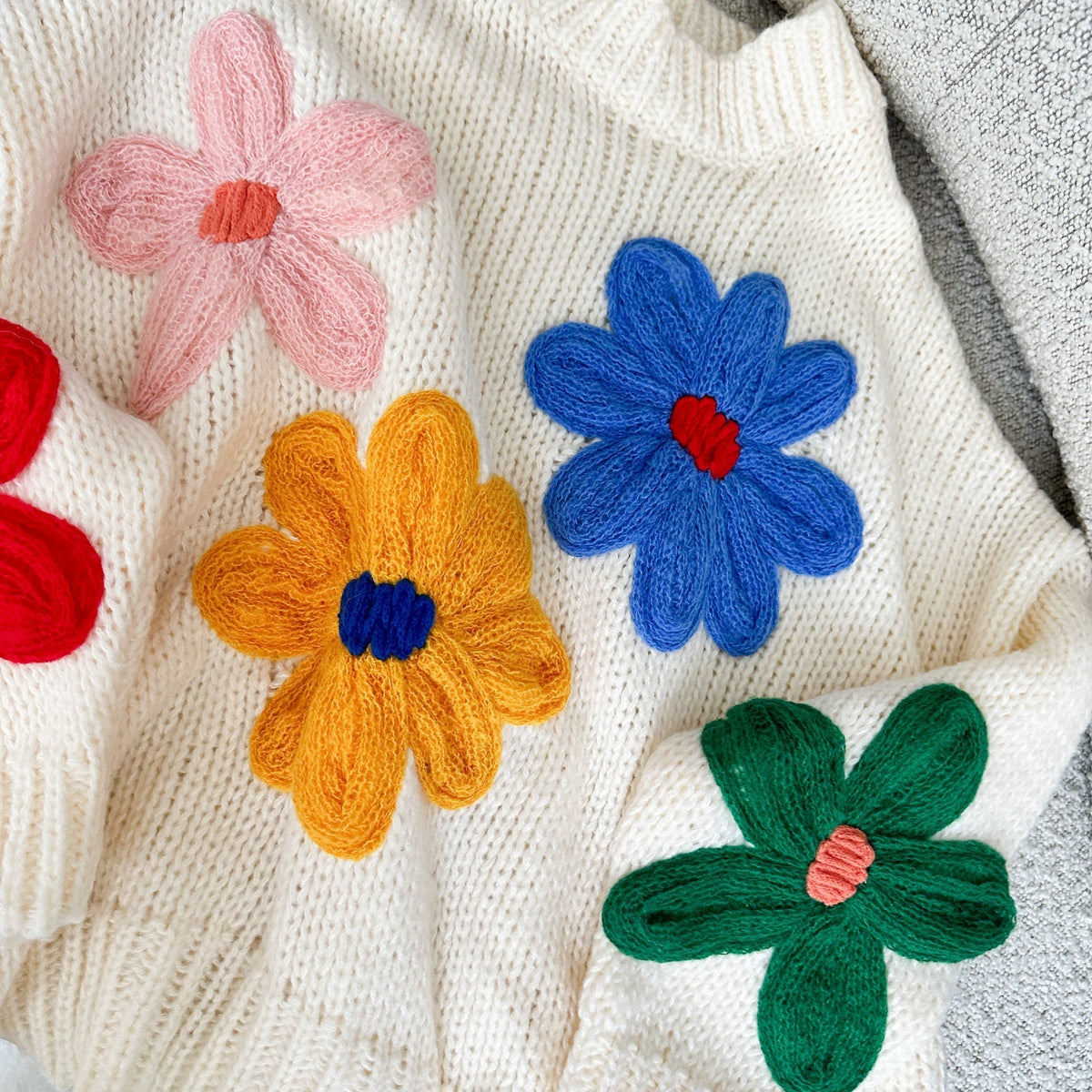 Mia™ Pullover Margerite yumuşak yün