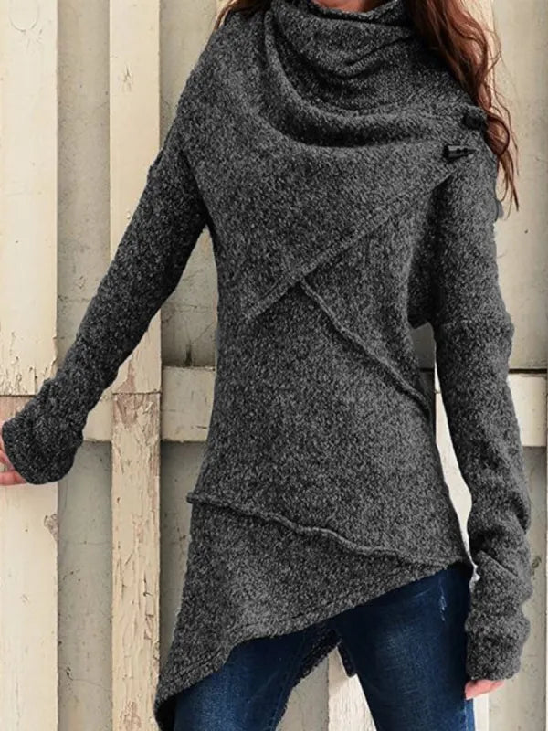 ALINES - Kış için Sıcak Uzun Kollu Sweatshirt