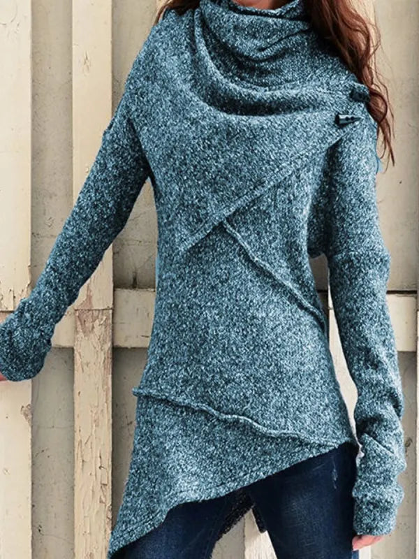 ALINES - Kış için Sıcak Uzun Kollu Sweatshirt
