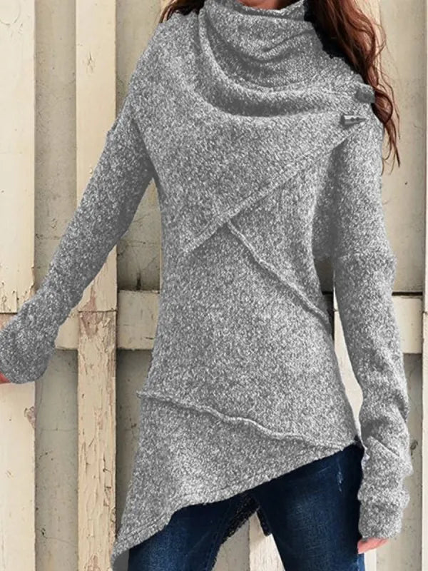 ALINES - Kış için Sıcak Uzun Kollu Sweatshirt