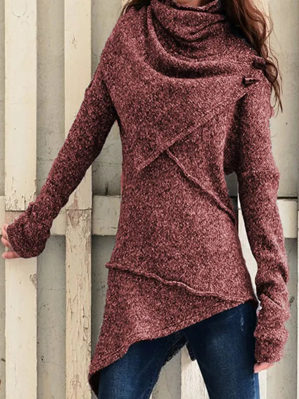 ALINES - Kış için Sıcak Uzun Kollu Sweatshirt