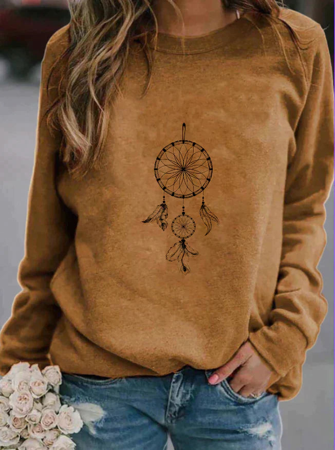 CARLOTA - Kış için sıcak uzun kollu sweatshirt