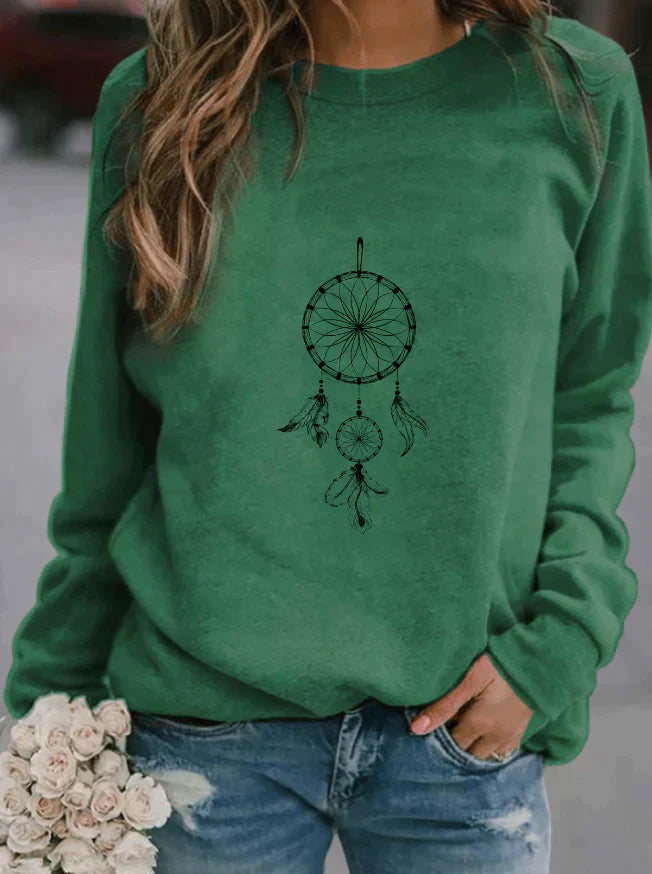 CARLOTA - Kış için sıcak uzun kollu sweatshirt
