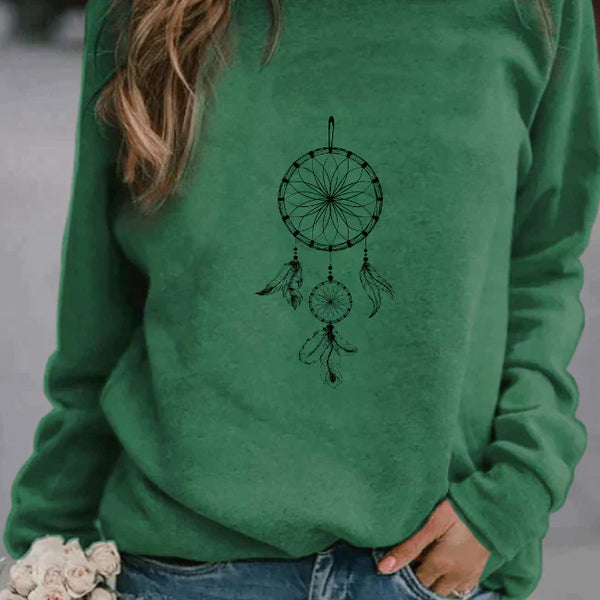 CARLOTA - Kış için sıcak uzun kollu sweatshirt