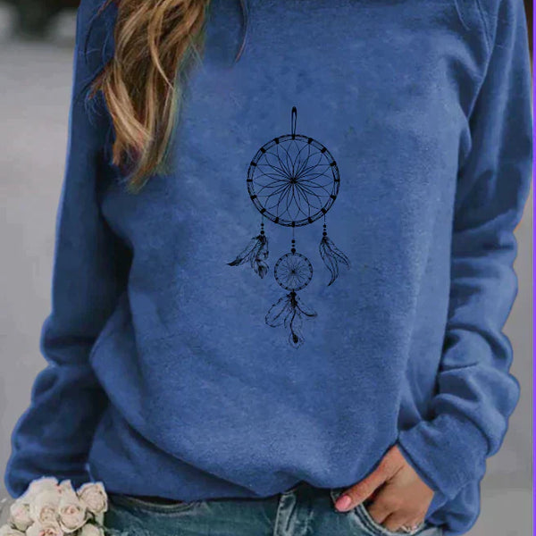 CARLOTA - Kış için sıcak uzun kollu sweatshirt