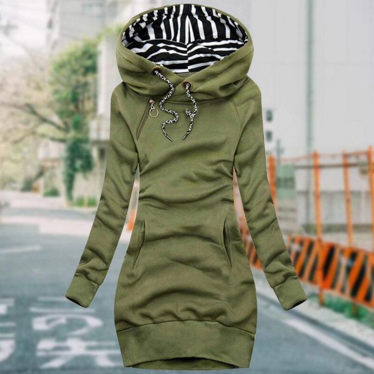 LEONAS - Kış için Sıcak Uzun Kollu Sweatshirt