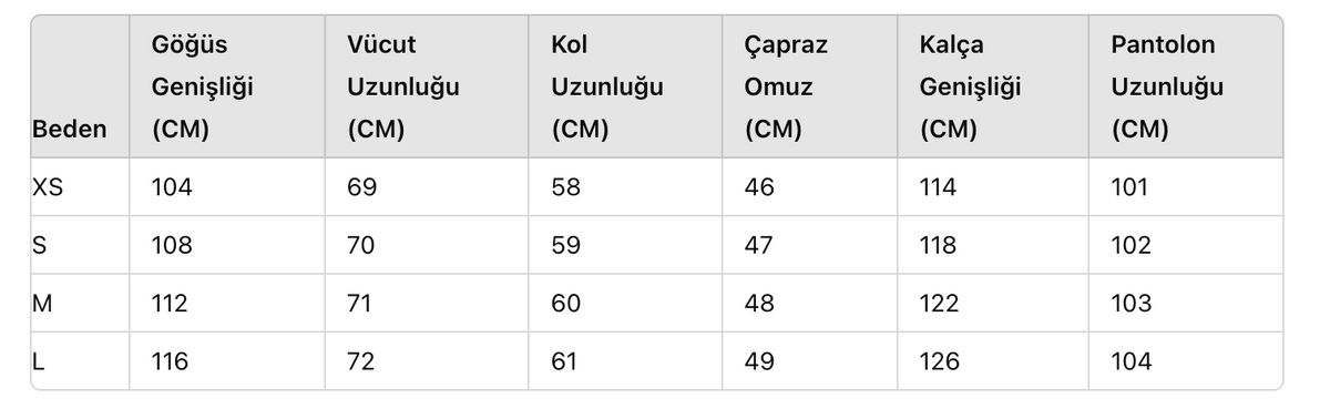 KADIN EKOL SET YM152