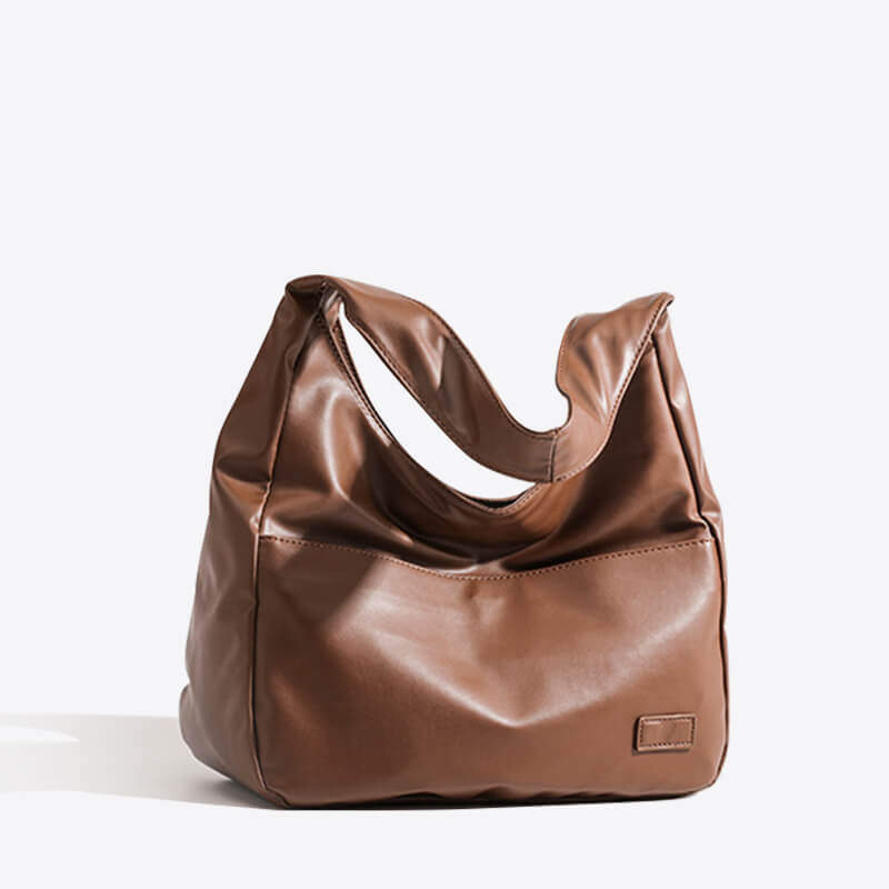Vegan Deri Hobo-Omhängetasche Kuriertasche