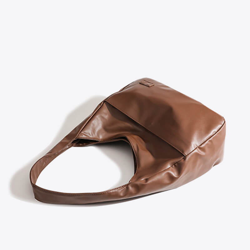 Vegan Deri Hobo-Omhängetasche Kuriertasche
