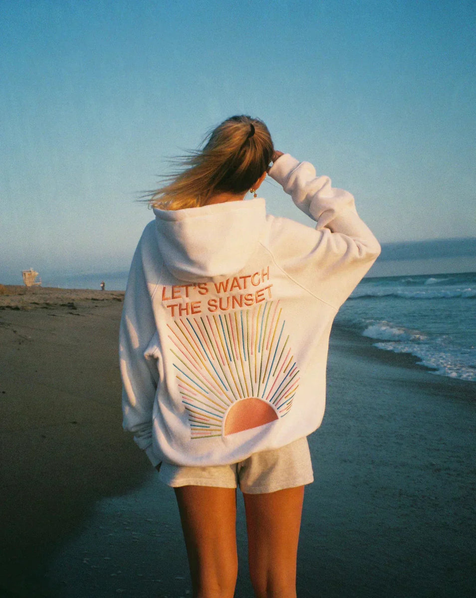 Lola - Yazılı Şık Kapüşonlu Sweatshirt