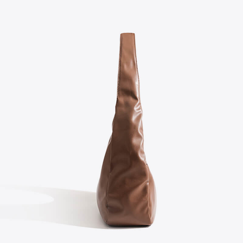 Vegan Deri Hobo-Omhängetasche Kuriertasche