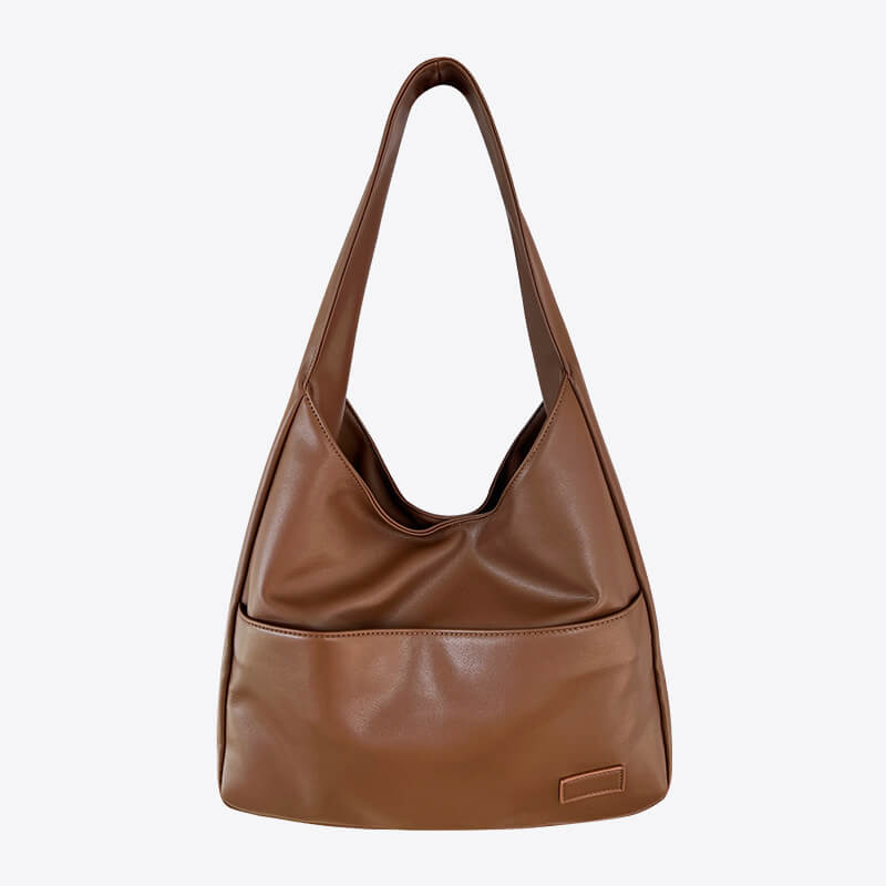 Vegan Deri Hobo-Omhängetasche Kuriertasche