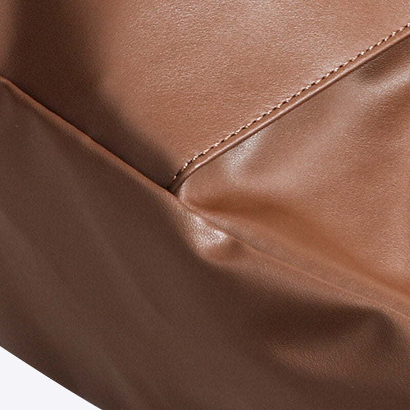 Vegan Deri Hobo-Omhängetasche Kuriertasche