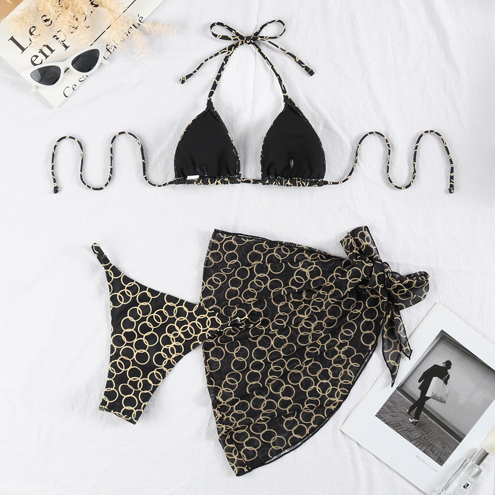 Çok Renkli Baskılı Seksiy Bikini