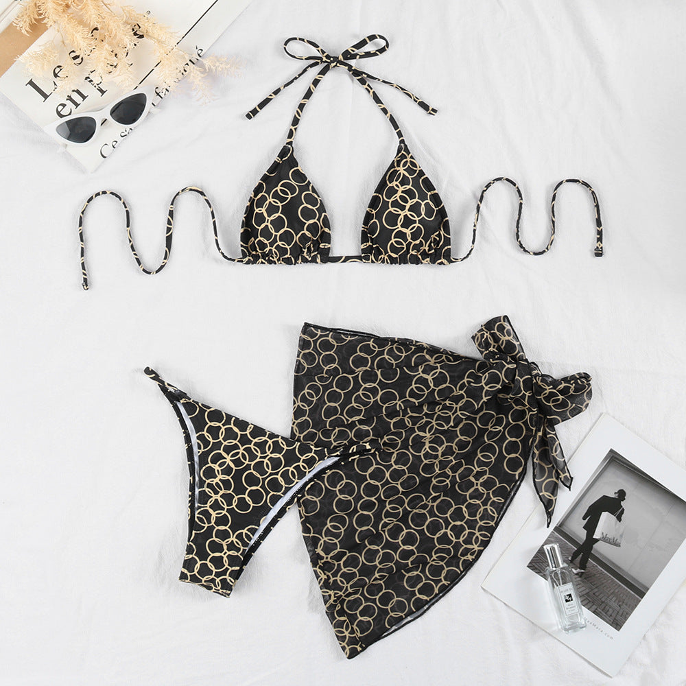 Çok Renkli Baskılı Seksiy Bikini