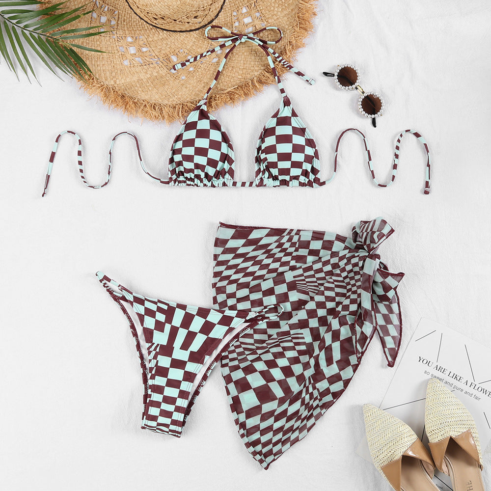 Çok Renkli Baskılı Seksiy Bikini