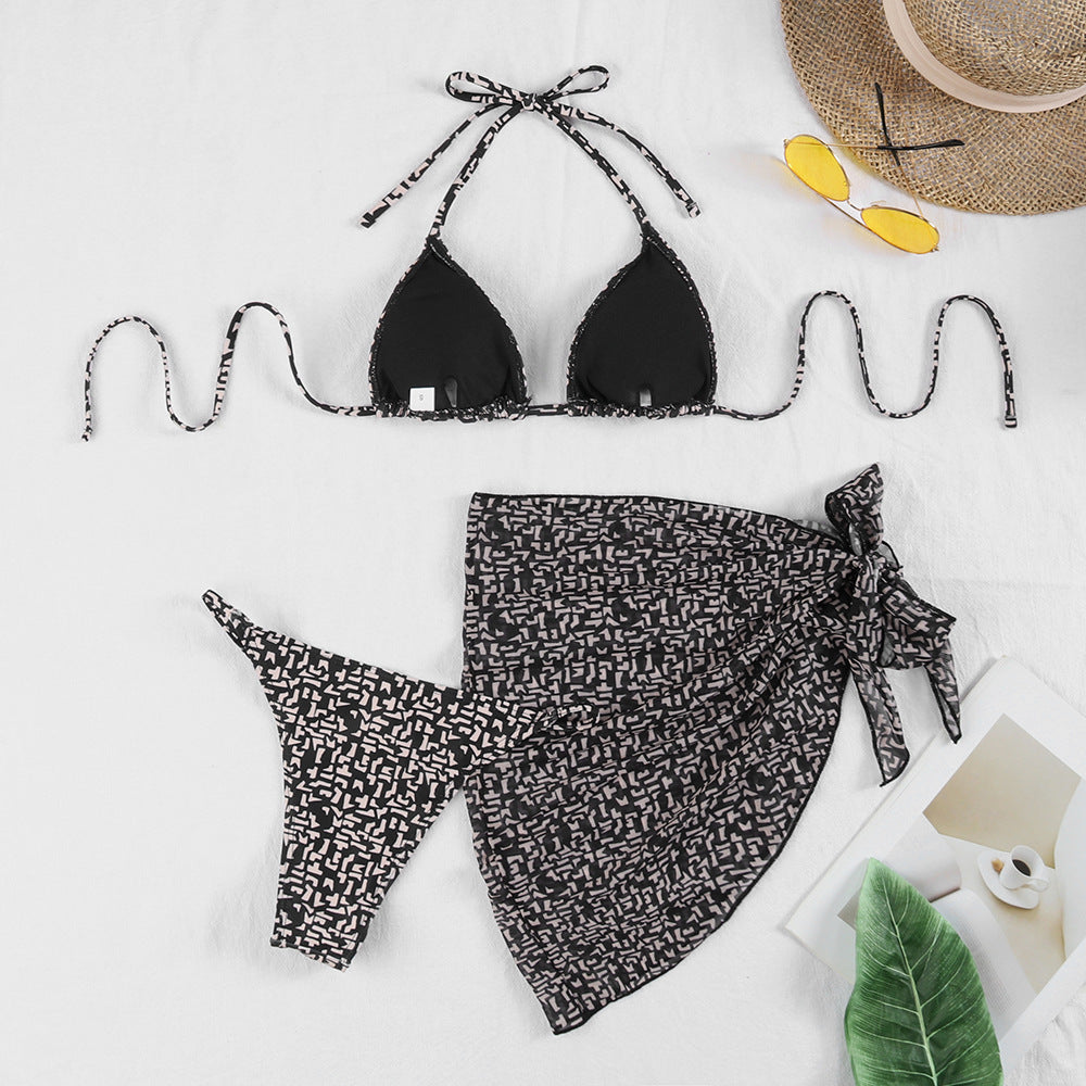 Çok Renkli Baskılı Seksiy Bikini