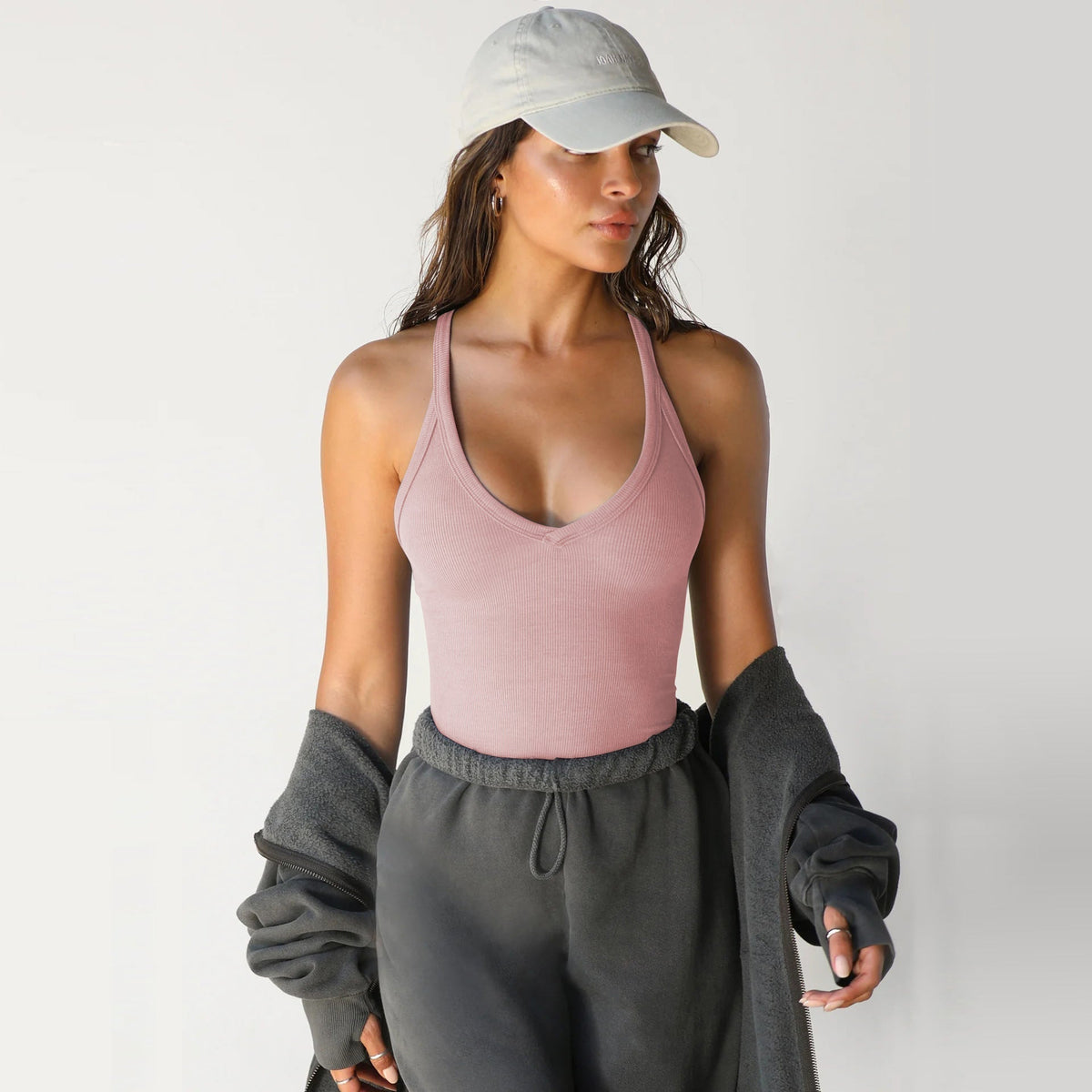 Sexy V Yaka Düz Renk Korse