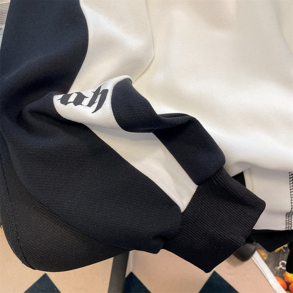 Üniforma Tarzı Polo Fermuarlı Sweatshirt