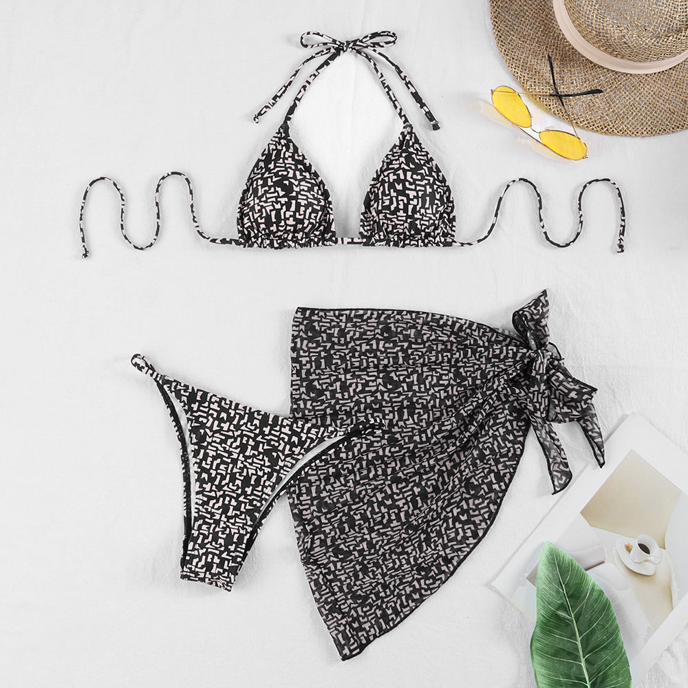 Çok Renkli Baskılı Seksiy Bikini
