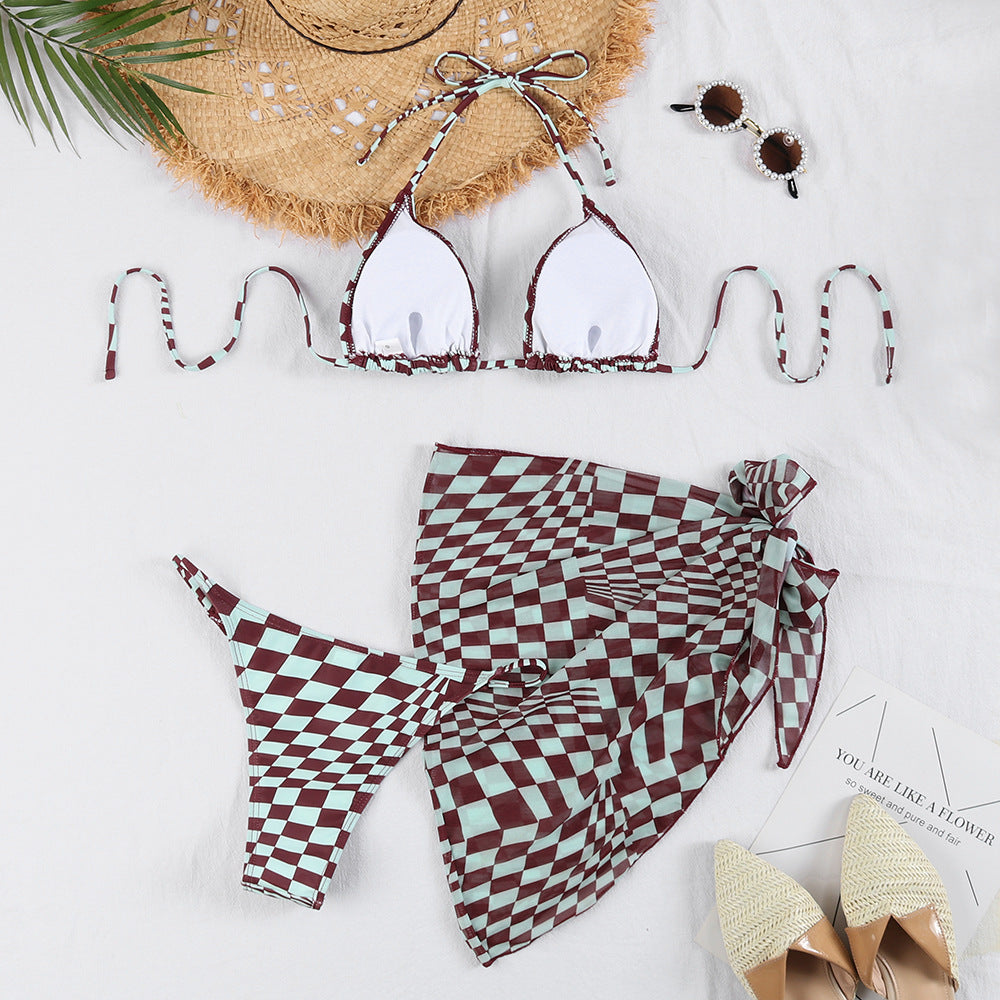 Çok Renkli Baskılı Seksiy Bikini