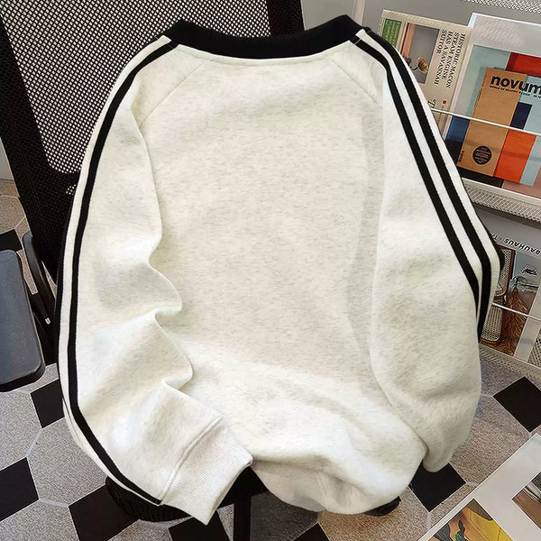 Crayon Shin-chan Baskılı Yuvarlak Yaka Sweatshirt