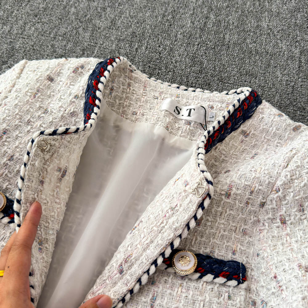 Çok Cepli Tweed Üst
