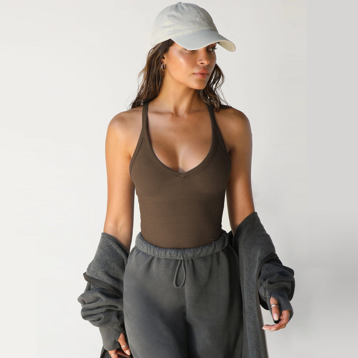 Sexy V Yaka Düz Renk Korse