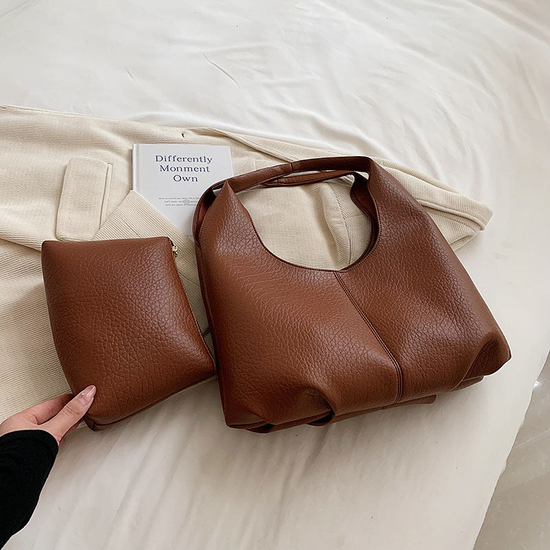 Bellachicha Sol Büyük Omuz Çantası | Kadın Çantası Retro Tote Çantalar
