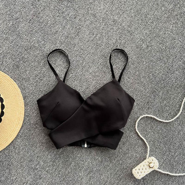 Hottie Bottoming Crossover Halter Üst