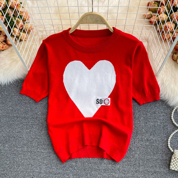 Aşk Buz İpeği Kısa Kol T-Shirt