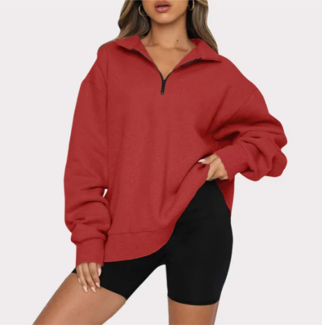 Charlotte – kadınlar için yaka detaylı sweatshirt